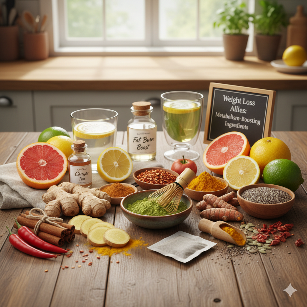 Pomocníci při hubnutí: ingredience, které podporují spalování tuků