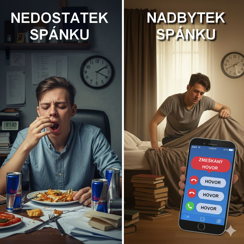 Proč je špatné spát málo – a proč i moc